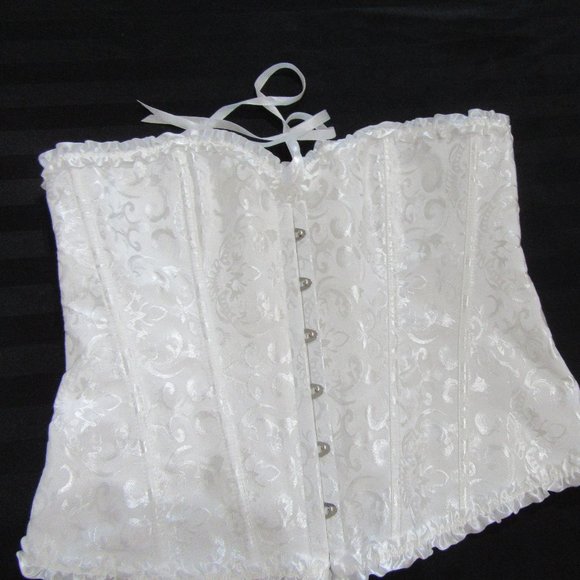 Ladies White  size 4XL Bustier - Picture 1 of 15